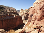 Climbing to Cassidy Arch